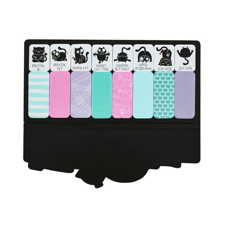 Ed the Cat Ed the cat sticky notes yoga