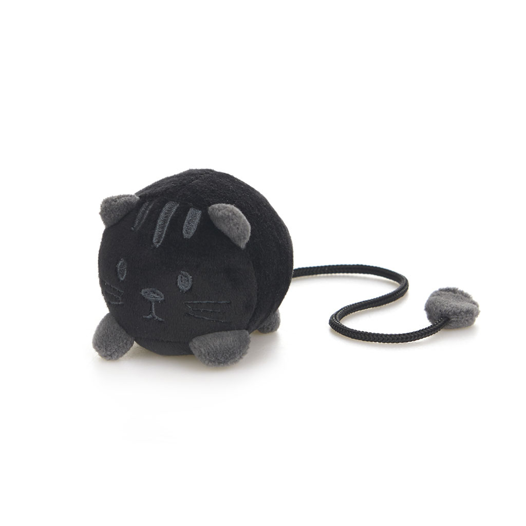 Balvi Balvi boekenlegger fluffy kitty - zwart polyester