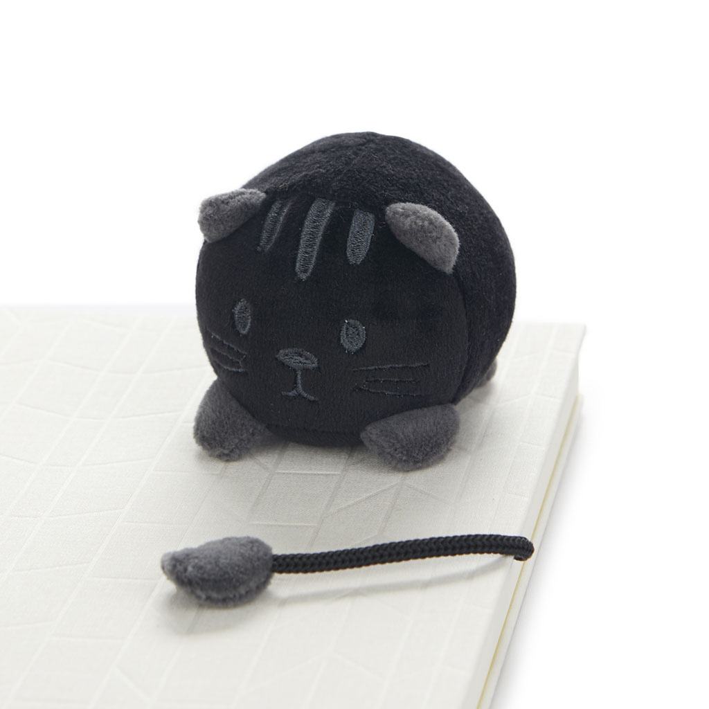 Balvi Balvi boekenlegger fluffy kitty - zwart polyester