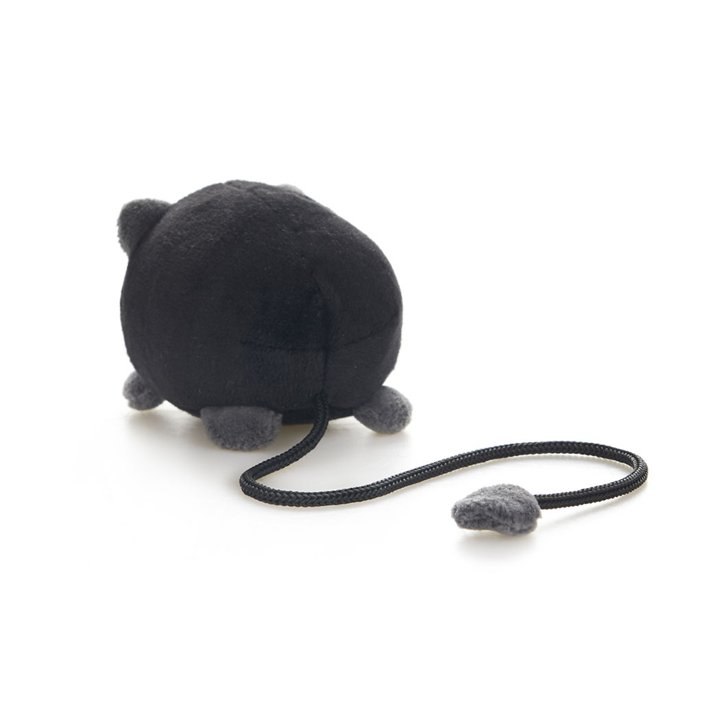 Balvi Balvi boekenlegger fluffy kitty - zwart polyester