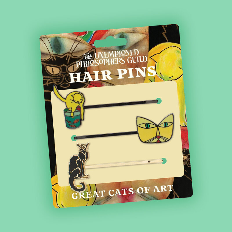 UPG Schuifspeldjes/Hairpins - Great Cats of Art