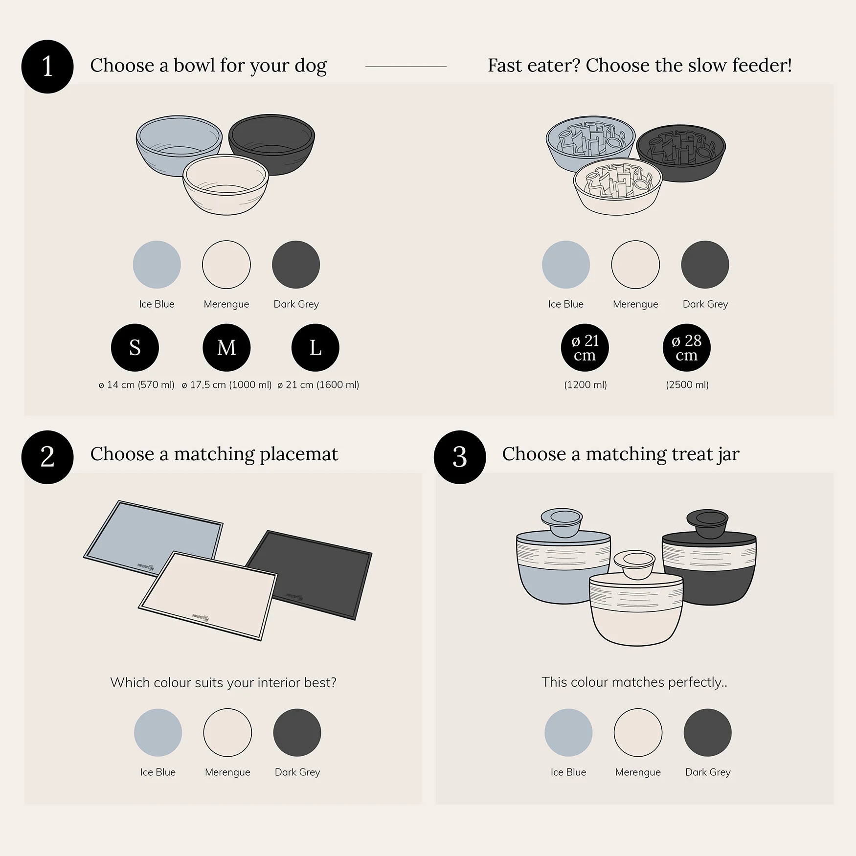 District 70 District 70 - Bamboo voorraadpot 2250 ml Donkergrijs  Ø18 cm