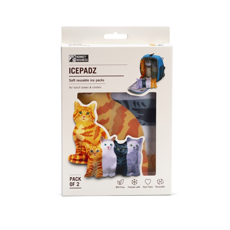 Monkey Business Icepadz Kitty – set van 2