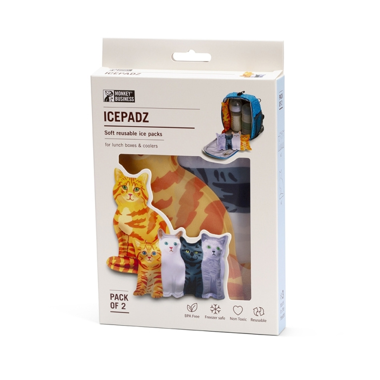 Monkey Business Icepadz Kitty – set van 2
