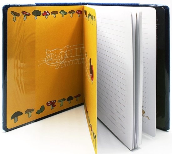 Cat bus plush journal