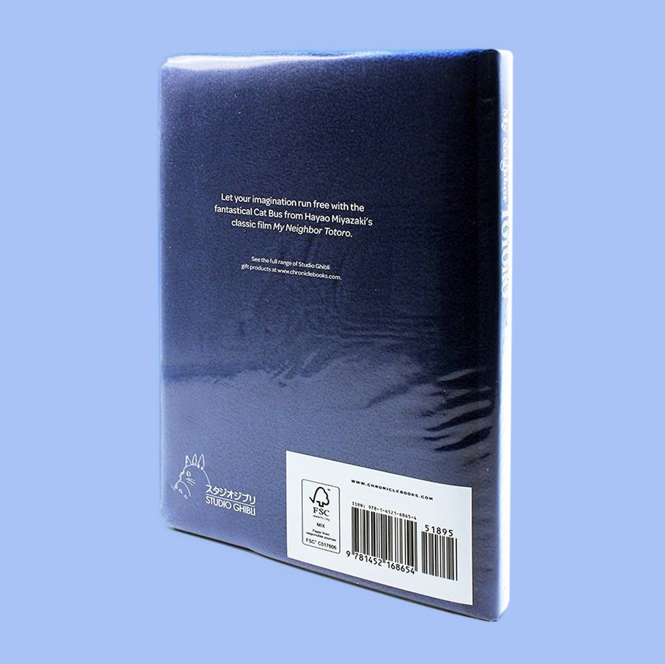 Cat bus plush journal