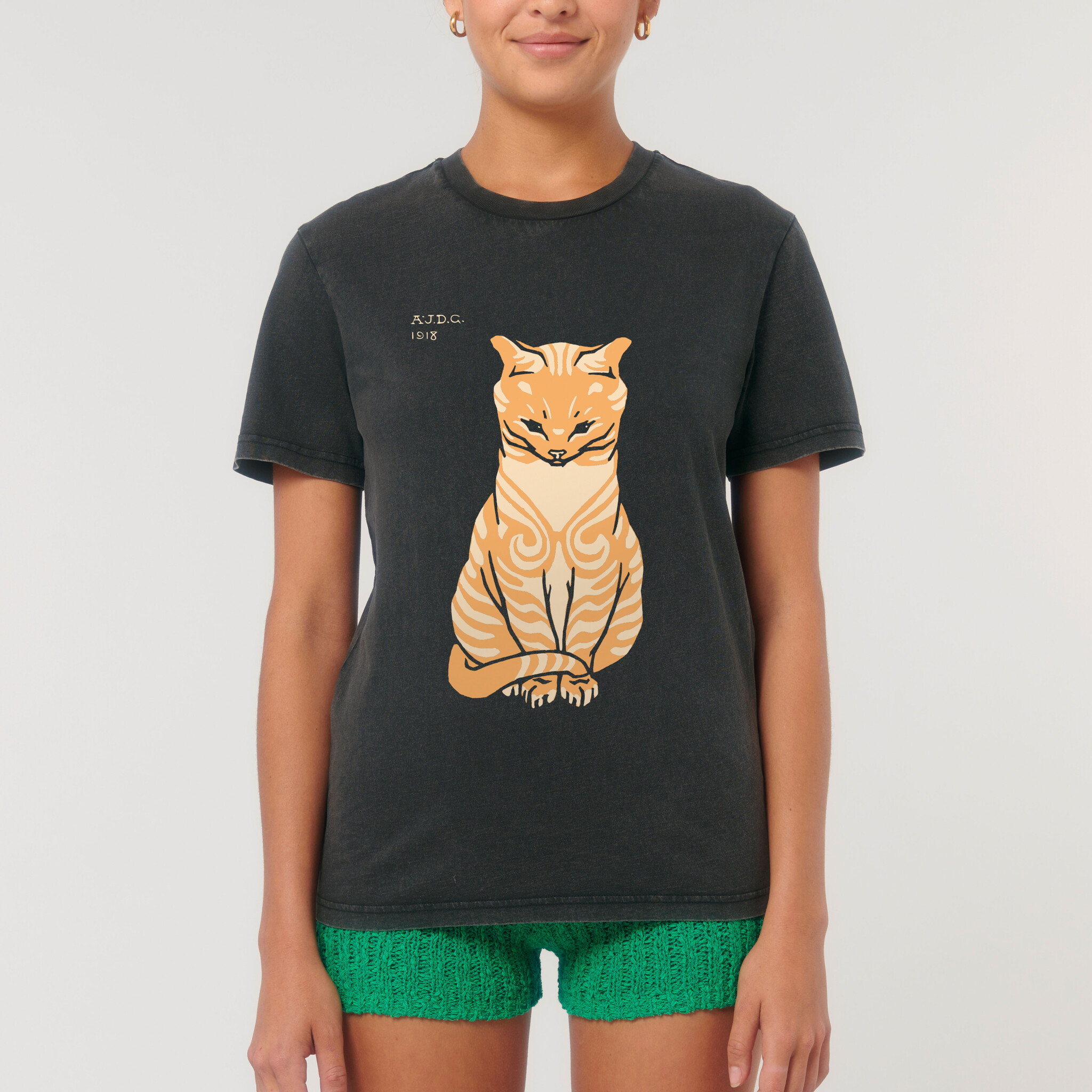 Kat & Katten t-shirt met print van Julie de Graag