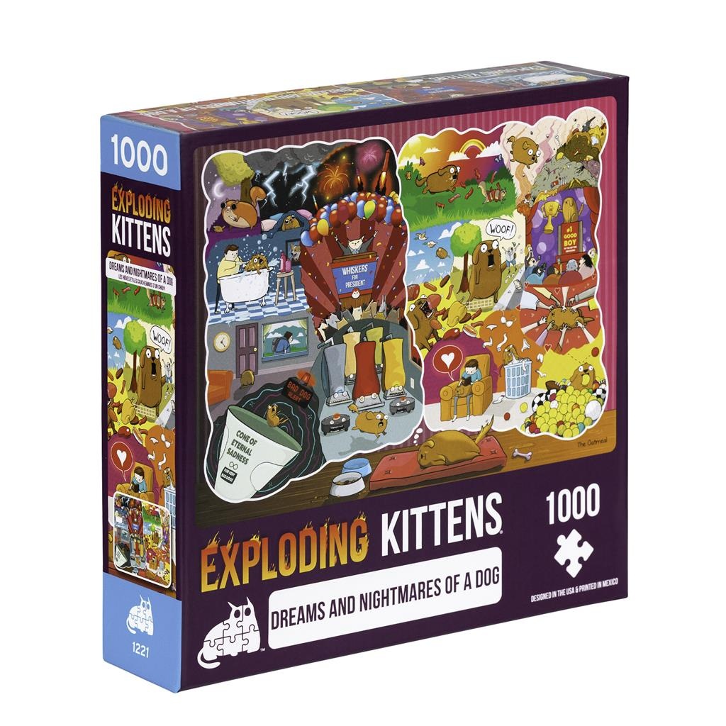 Exploding Kittens The Dreams and Nightmares of a Dog 1000pc