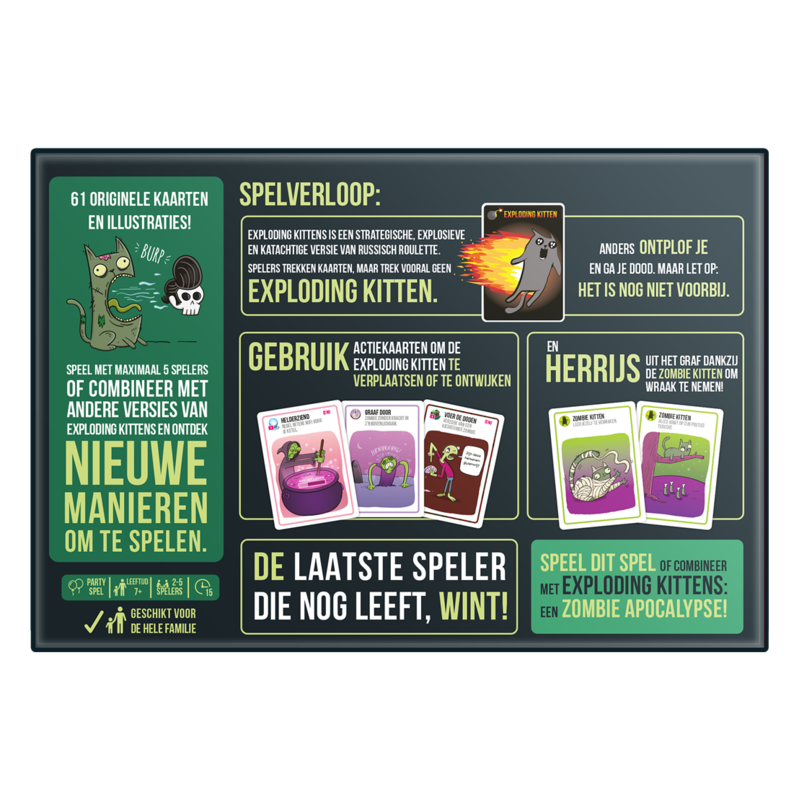 Exploding Kittens Zombie Kittens NL