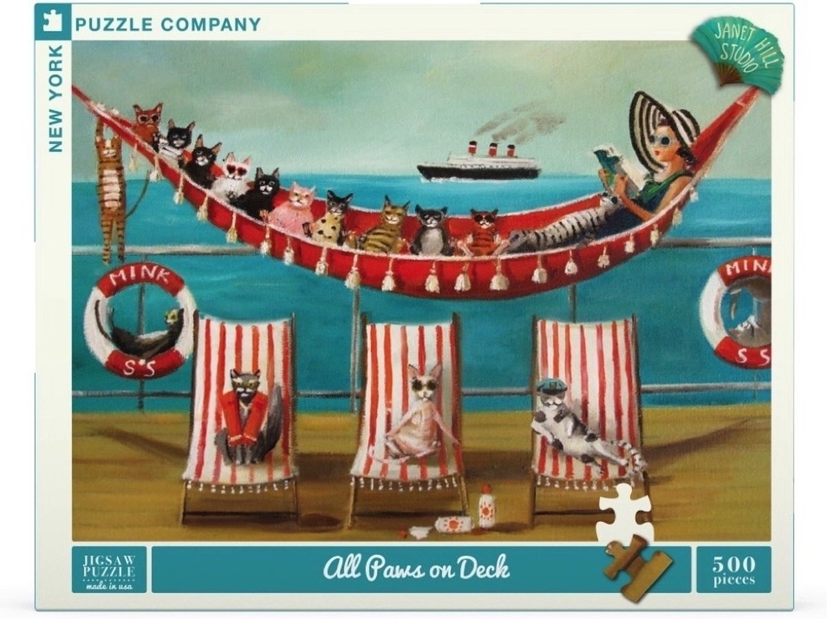 All Paws on Deck - 500 pieces