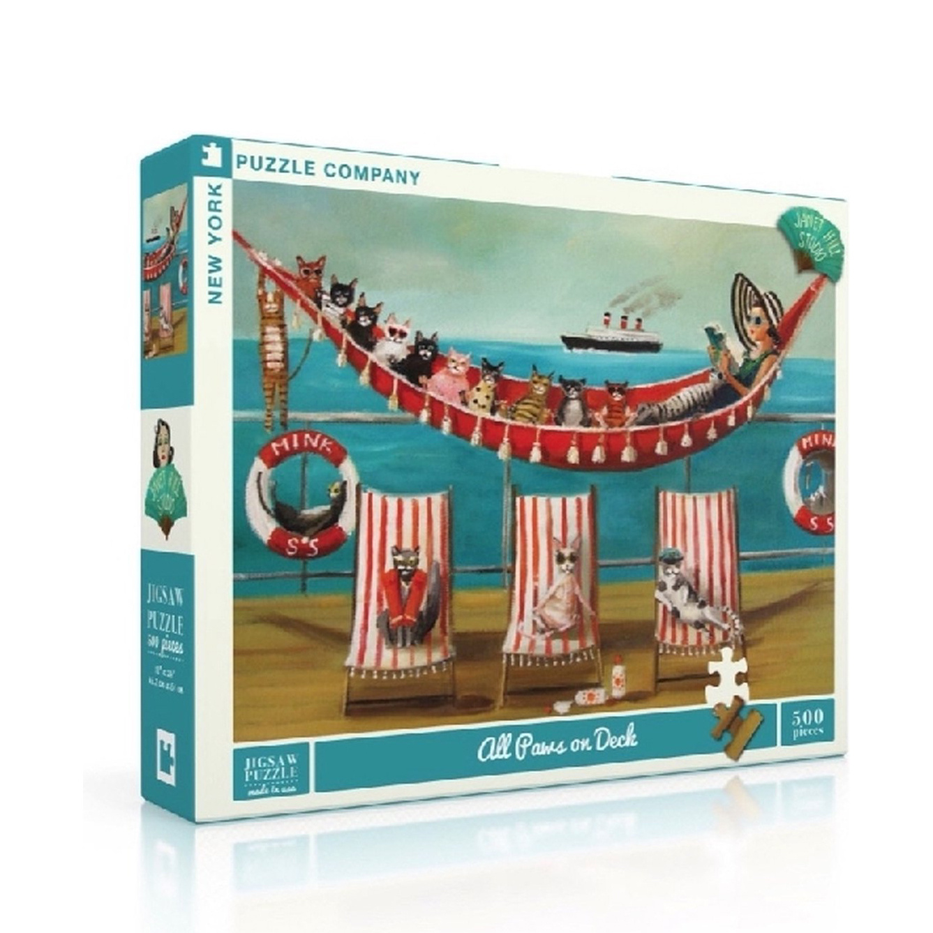 All Paws on Deck - 500 pieces