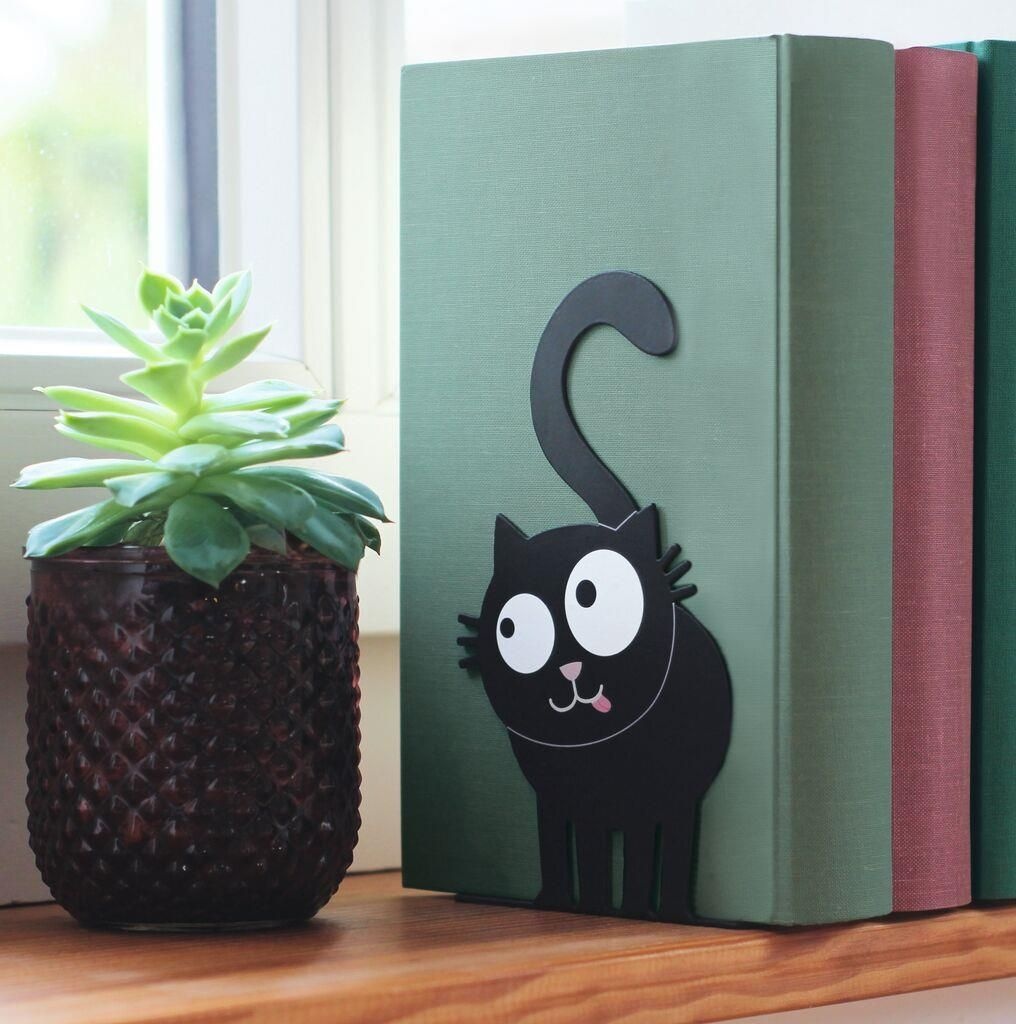 Ed the Cat Ed the cat boekensteun set van 2 in doos