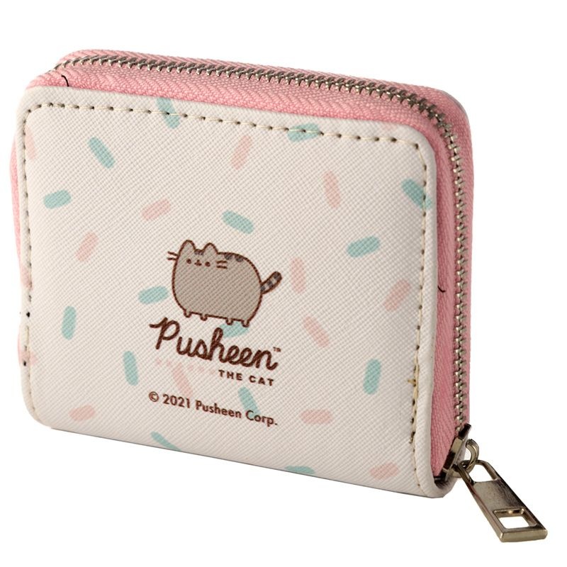 Pusheen Pusheen Foodie Kat Rondrits Portemonnee - Roze