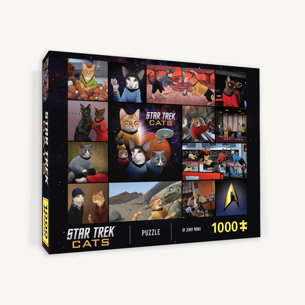 Chronicle Books Star Trek Cats 1000 piece puzzle
