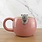 Winkee Roze mok met hangende kat