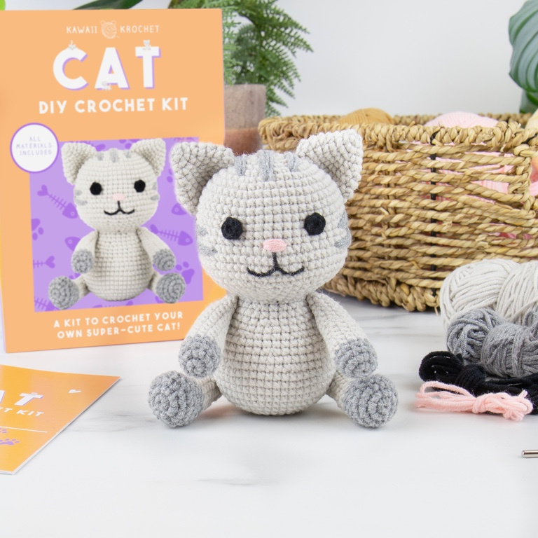 Gift Republic Gift Republic DIY Cat Crochet Kit