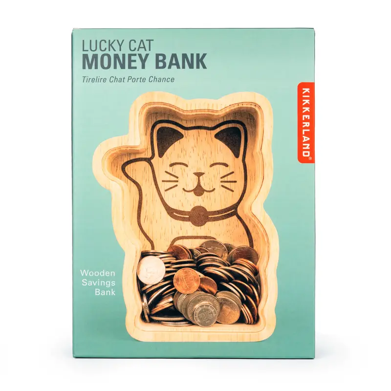 Kikkerland Gelukskat of maneki neko spaarpot