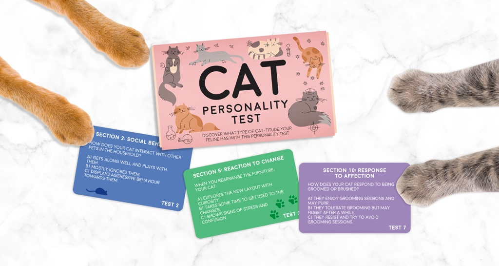 Gift Republic Cat Personality Test - leer je kat kennen