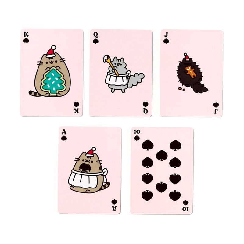 Pusheen Kaartspel met Pusheen kerst illustraties