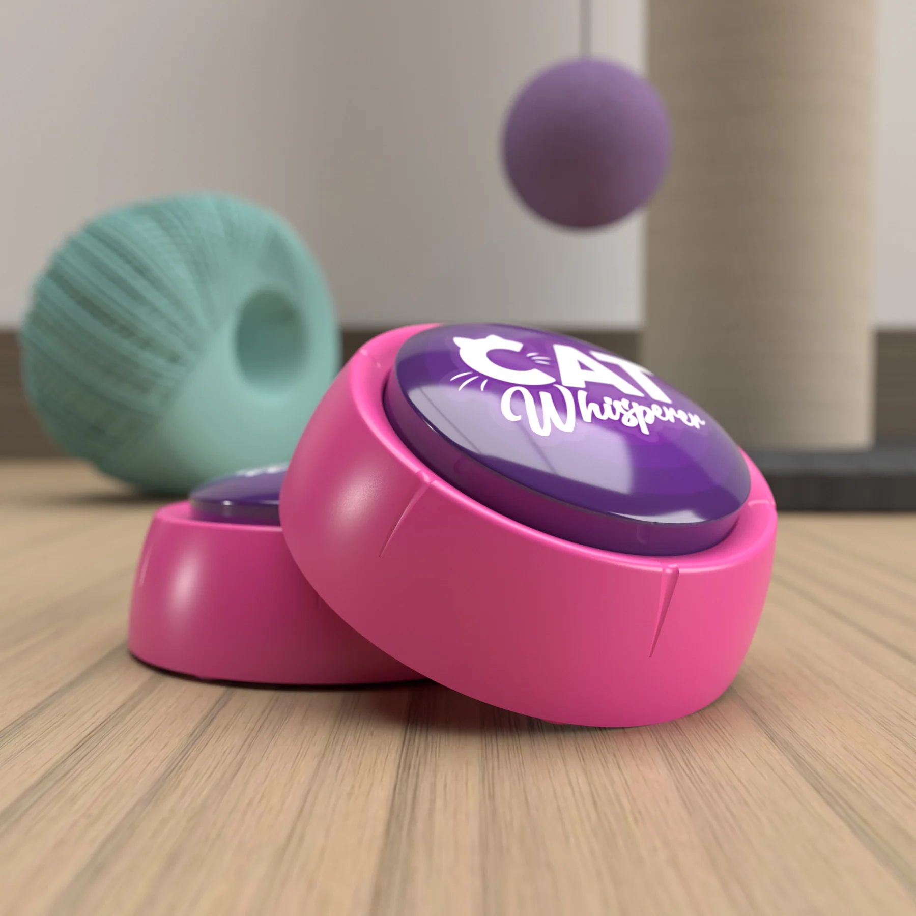 Sound button met katten geluiden