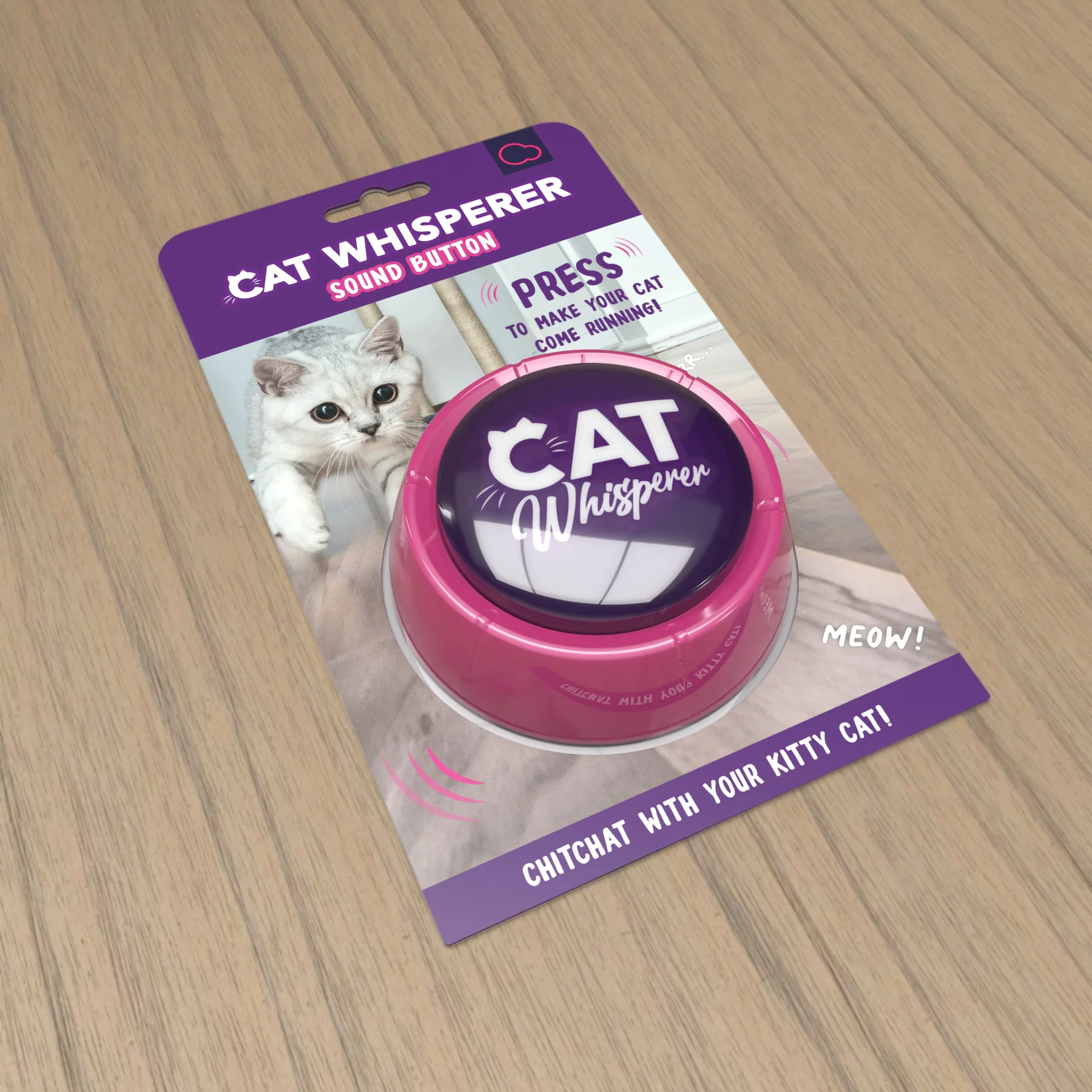 Sound button met katten geluiden