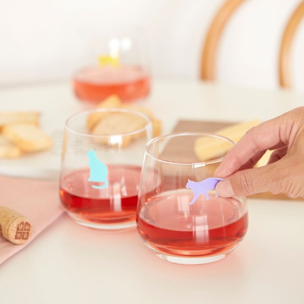 Balvi Katten markers voor je glazen