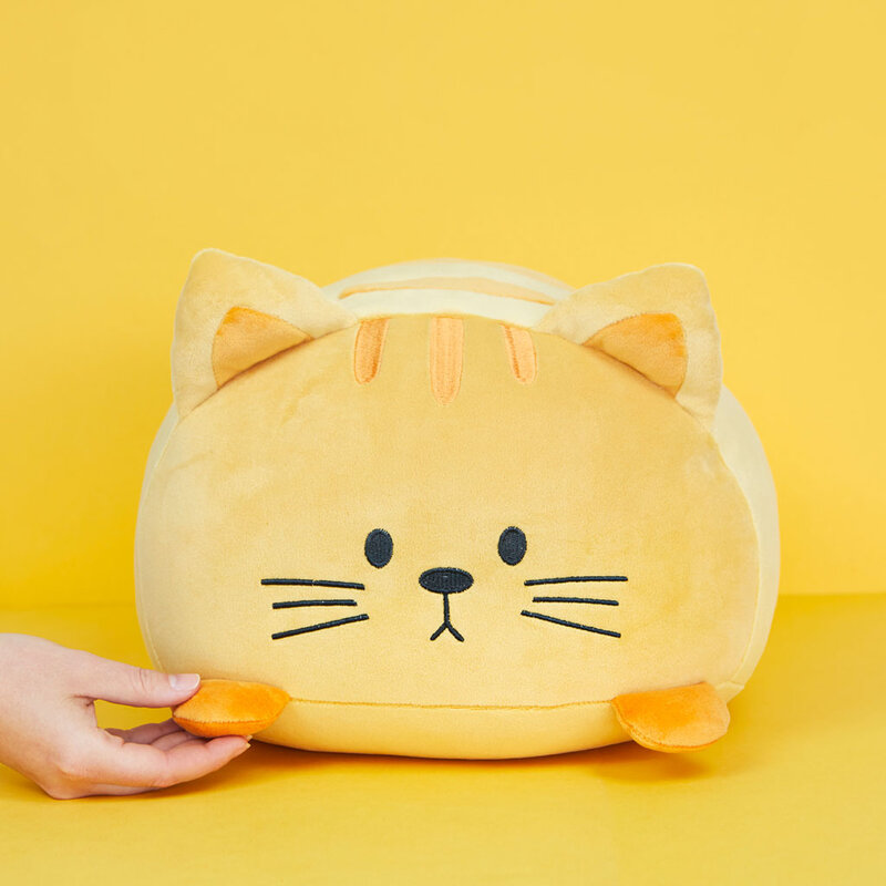 Balvi Oranje kattenknuffel of kussen