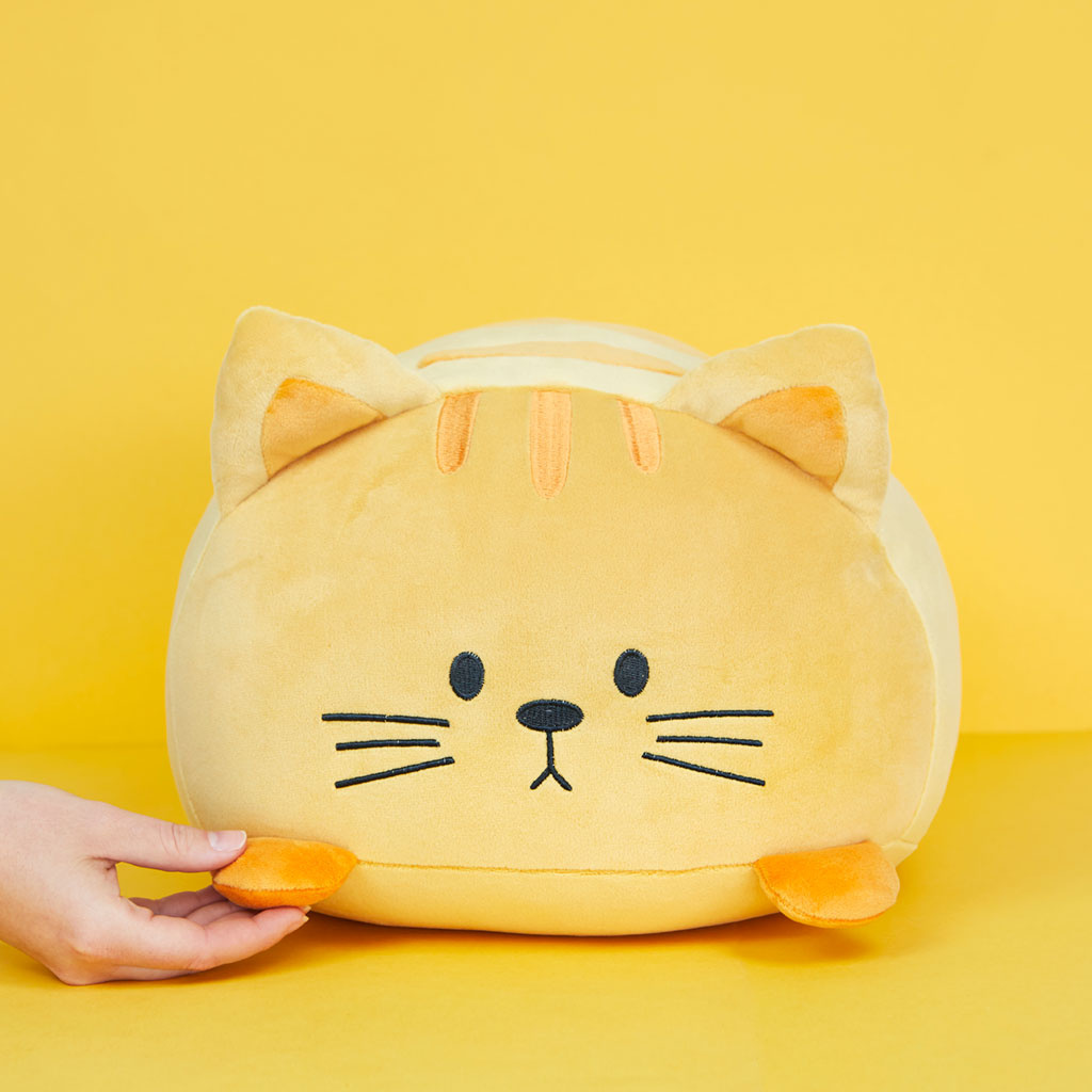 Balvi Oranje kattenknuffel of kussen