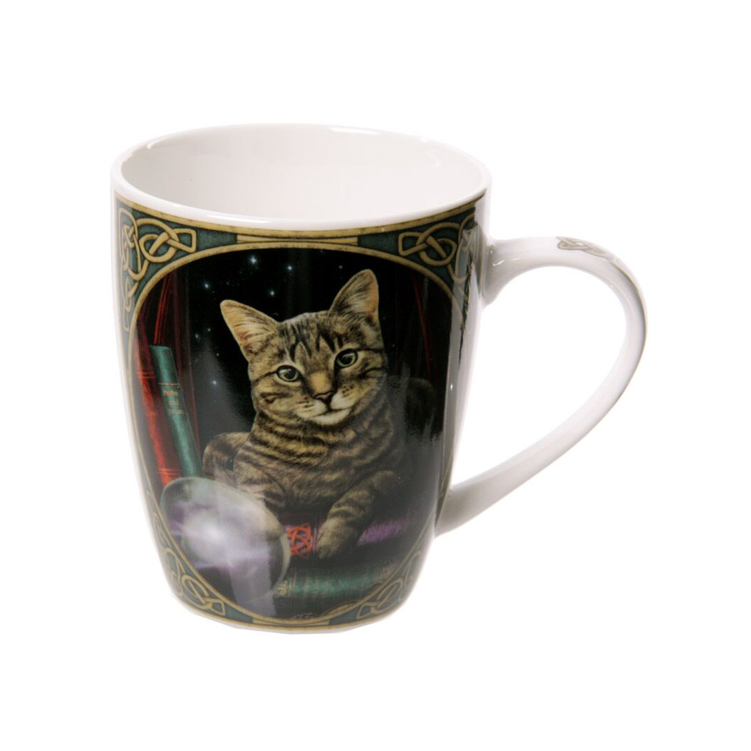 Lisa Parker Waarzegster Kat Porselein Mok