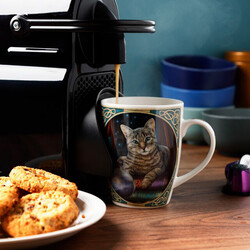 Lisa Parker Waarzegster Kat Porselein Mok