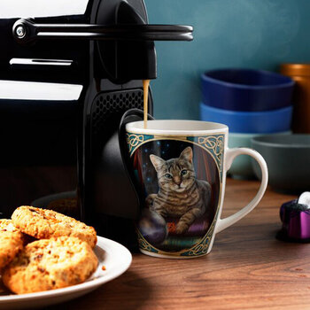 Lisa Parker Waarzegster Kat Porselein Mok