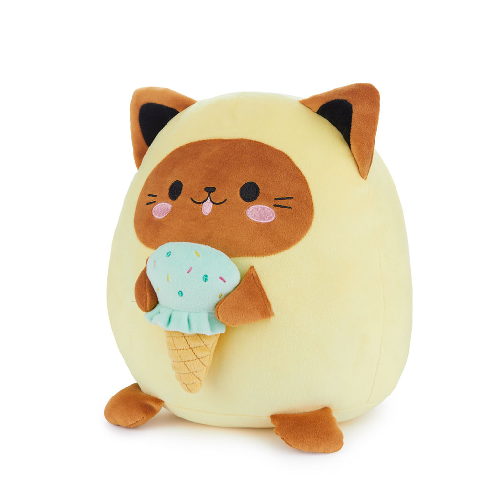Balvi Kussen Fluffy Kawaii Minty geel polyester