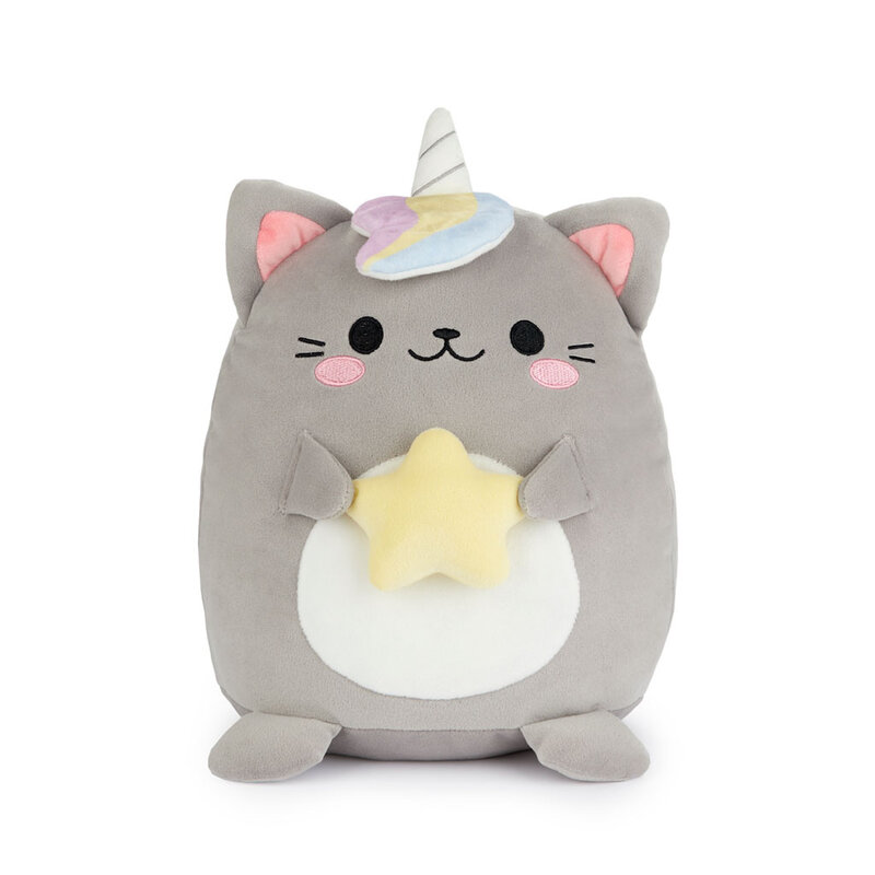 Balvi Kussen Fluffy Kawaii Starry grijs polyester