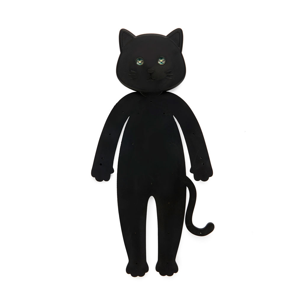 Balvi Leeslamp Meow zwart silicone