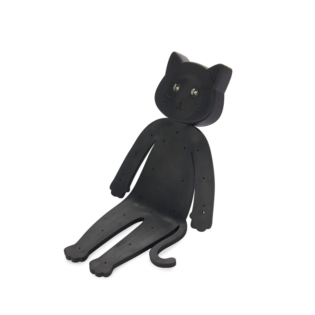 Balvi Leeslamp Meow zwart silicone