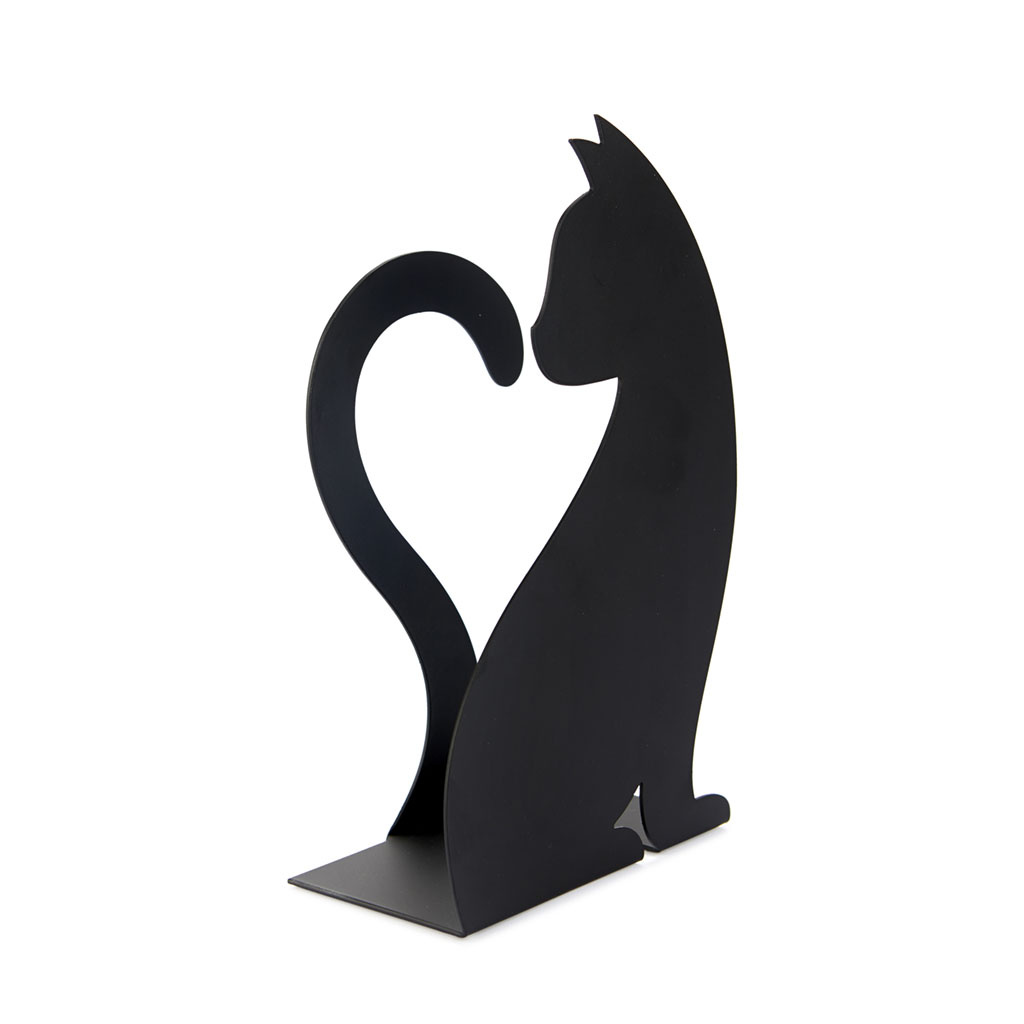 Balvi Servethouder Feline zwart metaal