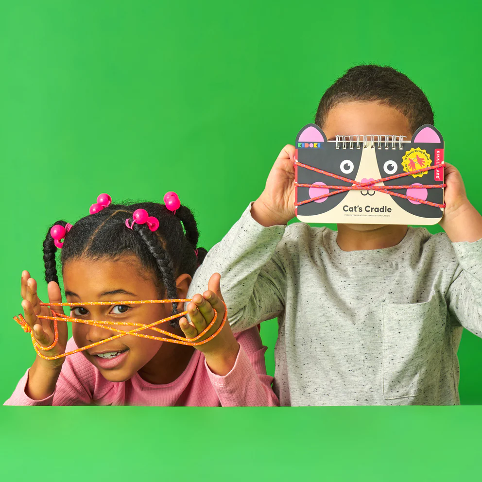 Kikkerland Cat's Cradle - Boekje + touw