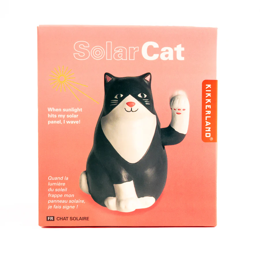 Kikkerland Kikkerland Solar cat