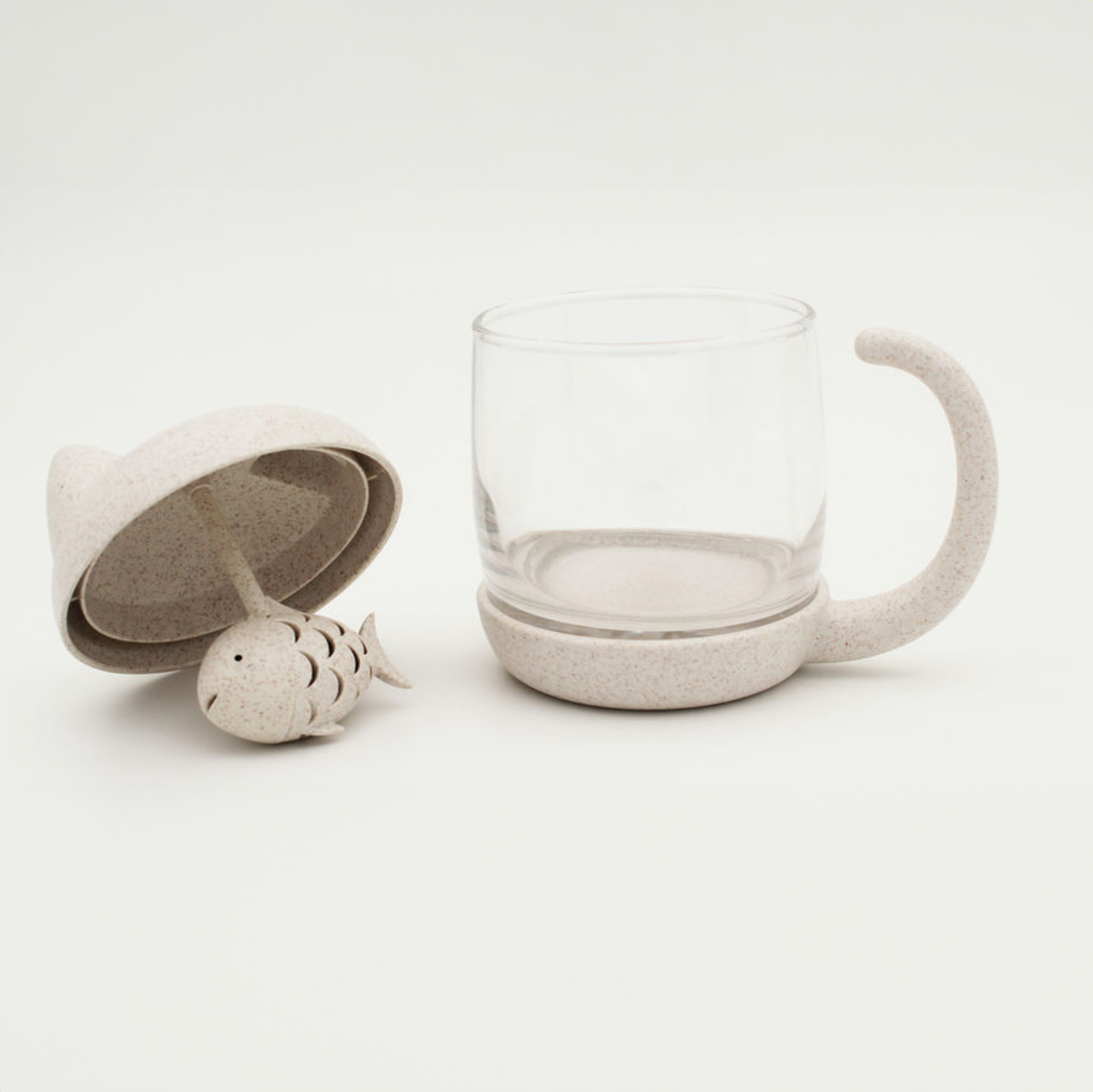 Winkee Katten theekop met thee-infuser