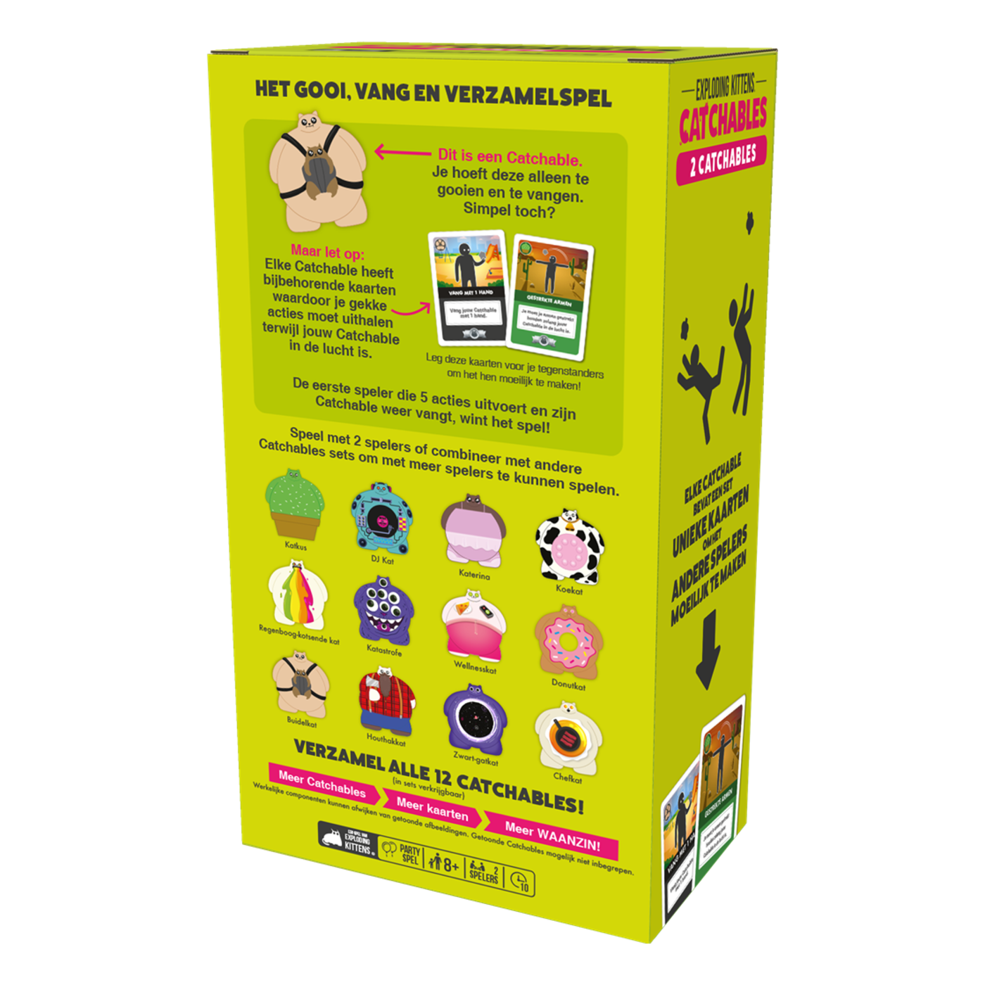 Exploding Kittens Catchables - Katkus & Buidelkat - Kat & Bakkie