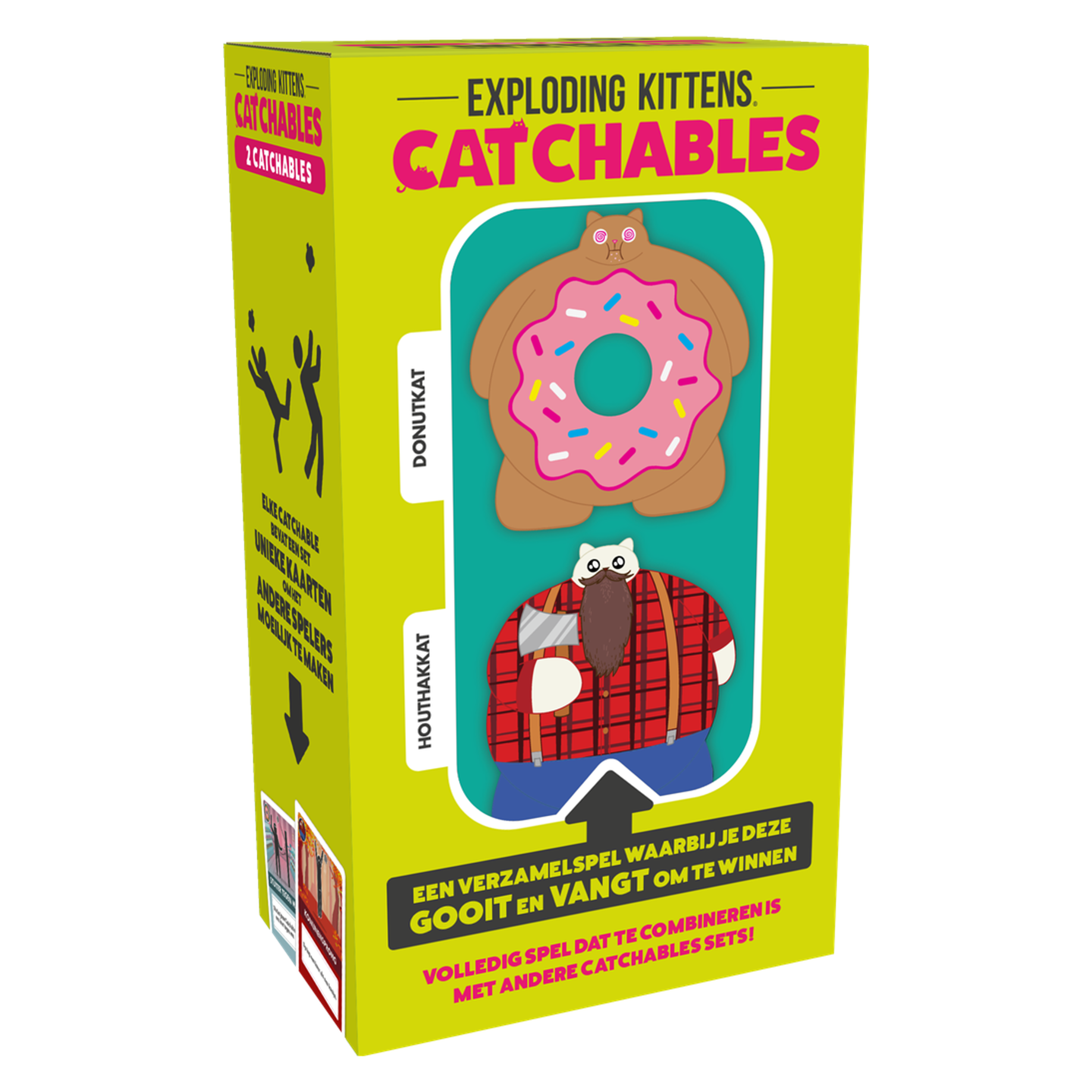 Exploding Cat Clips Exploding Kittens Catchables - Houthakkat & Donutkat - Kat & Bakkie