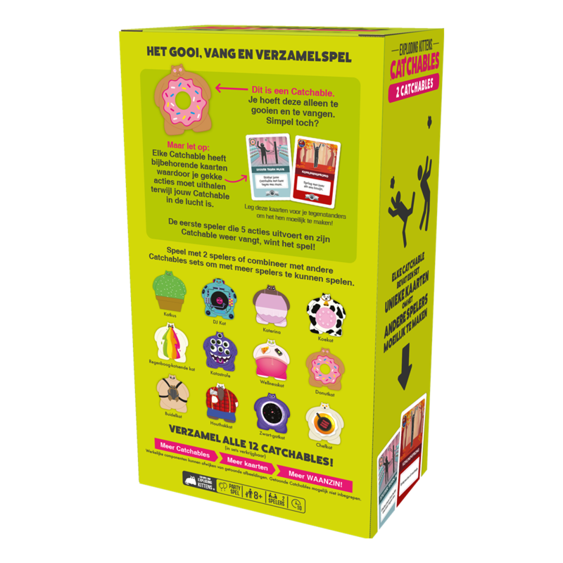 Exploding Kittens Exploding Kittens Catchables - Houthakkat & Donutkat