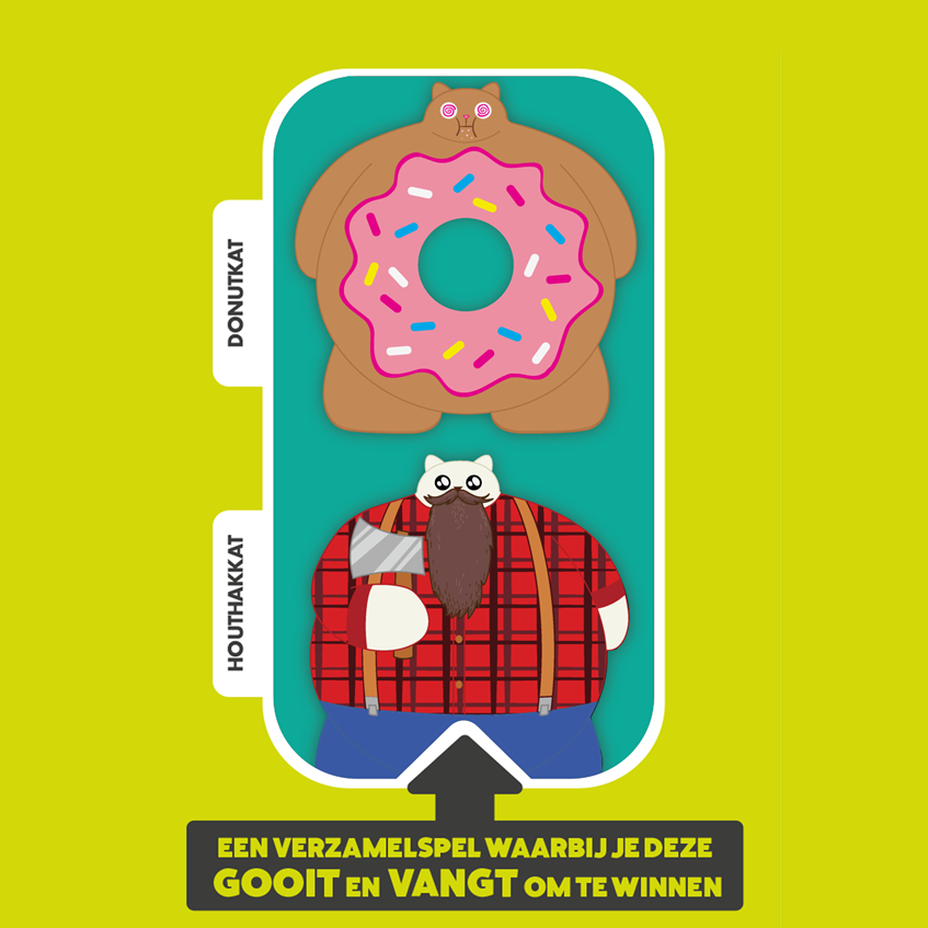 Exploding Kittens Exploding Kittens Catchables - Houthakkat & Donutkat