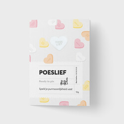 Kat & Poeslief wenskaart + pin