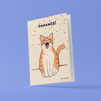 Kat & Wenskaart 'Concats!'