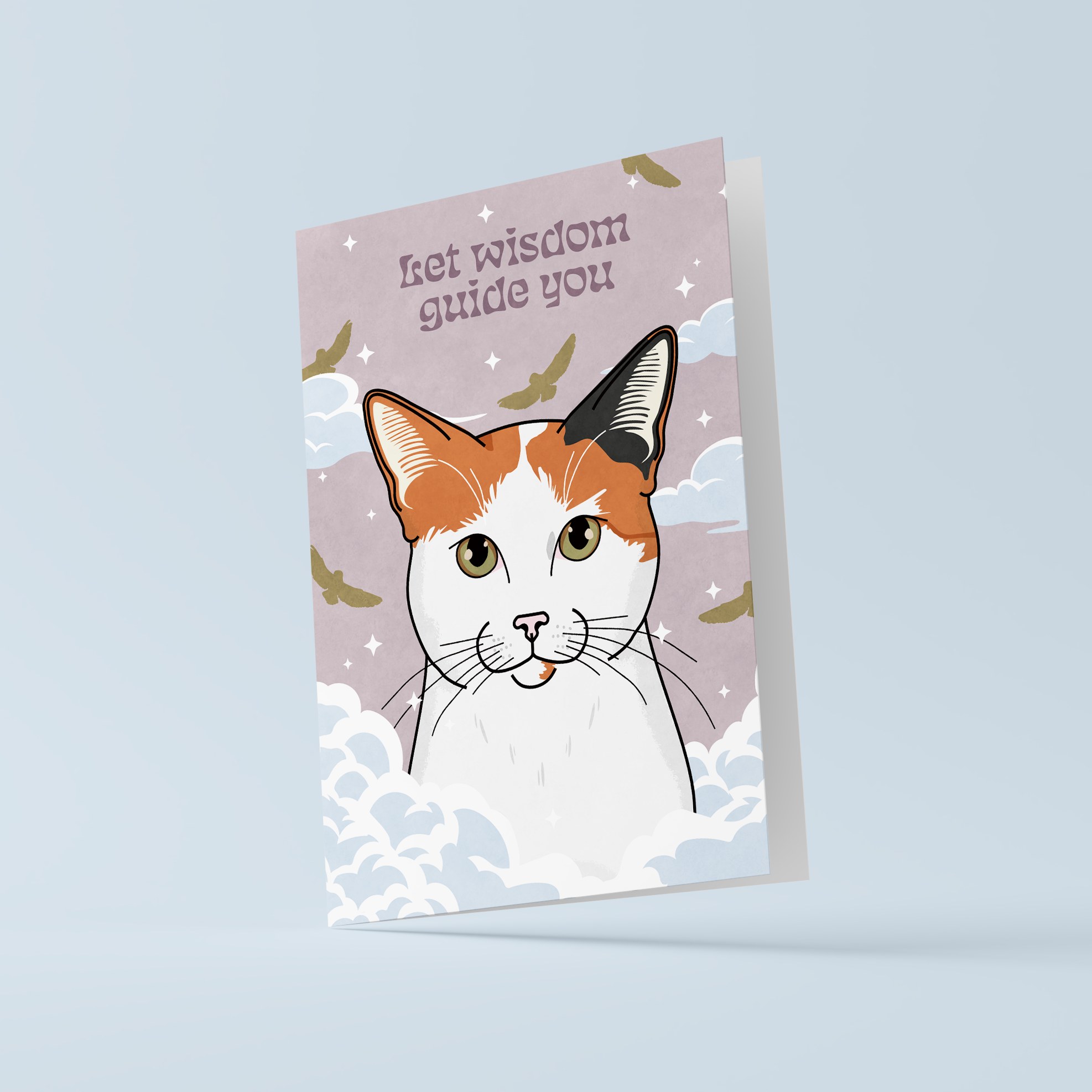Kat & Kat & kaart 'Let wisdom guide you'
