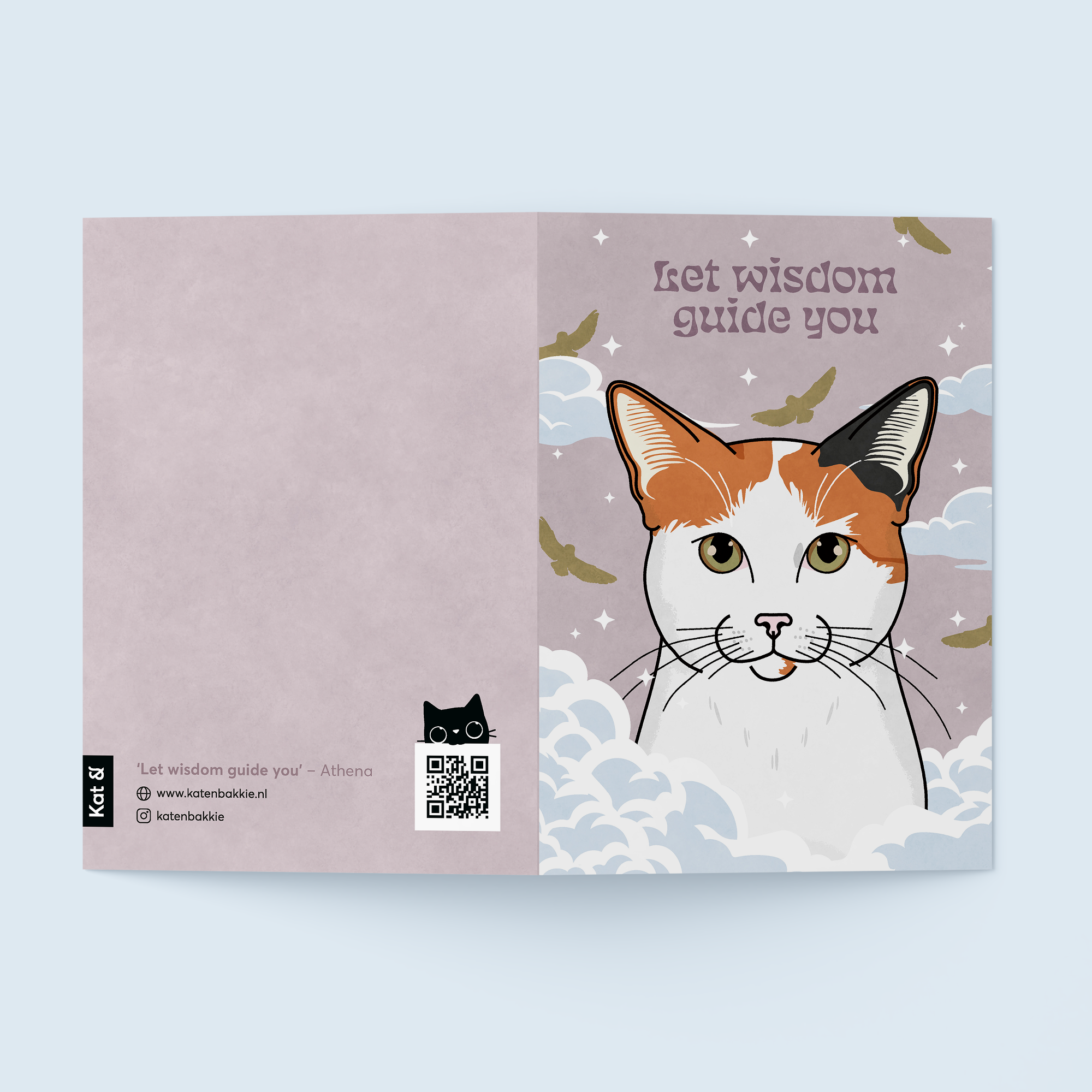 Kat & Kat & kaart 'Let wisdom guide you'