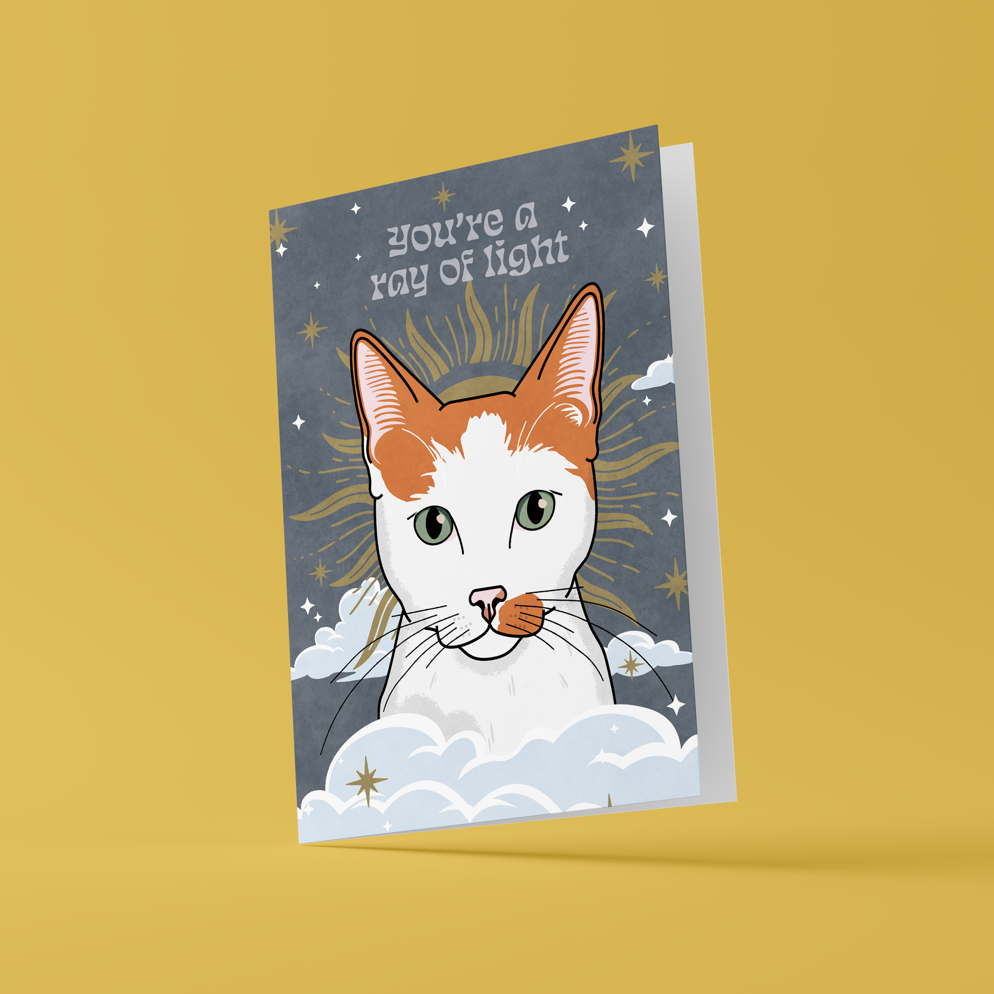 Kat & Kat & kaart 'You're a ray of light'