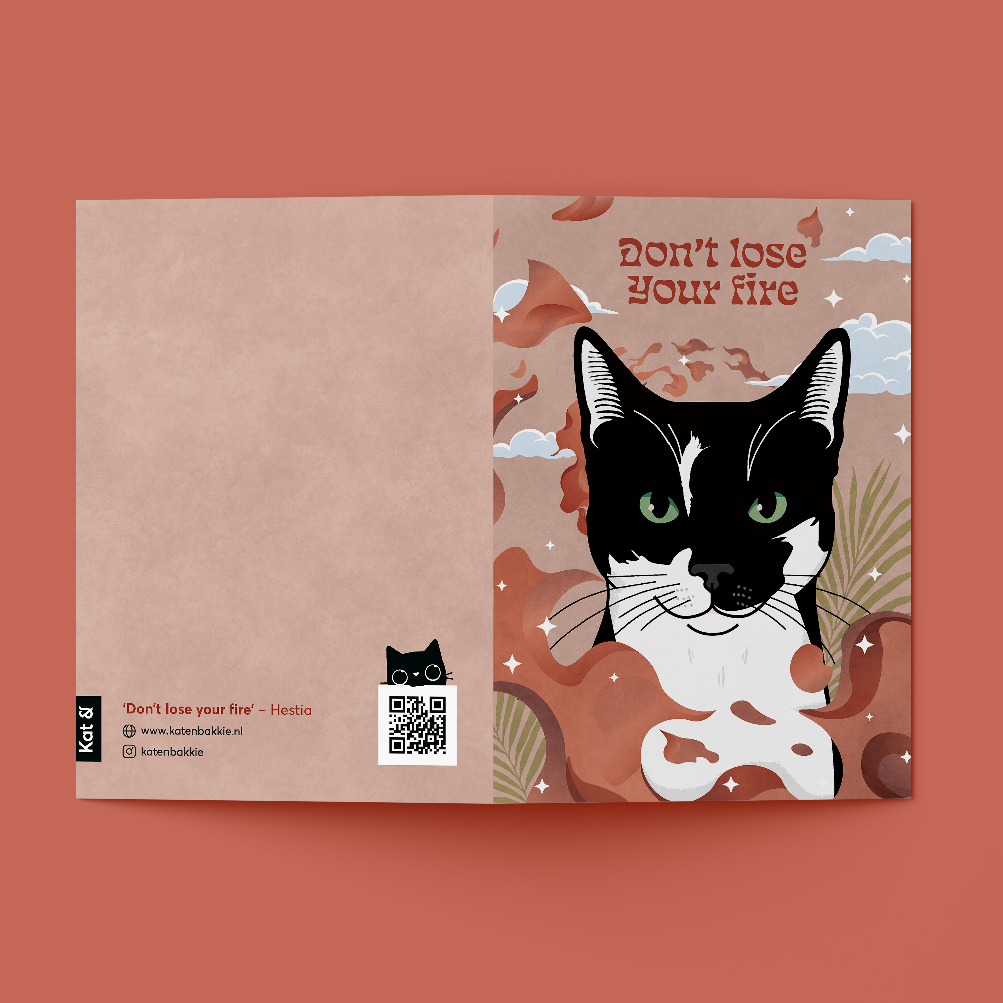 Kat & Kat & kaart 'Don't lose your fire'