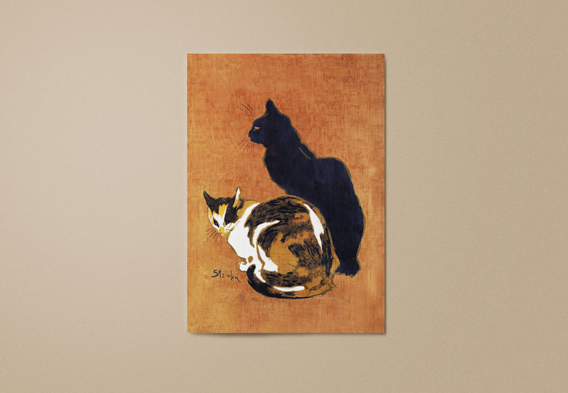 Kat & Kattenposter kunstprint - Cats (1910), Théophile Steinlen